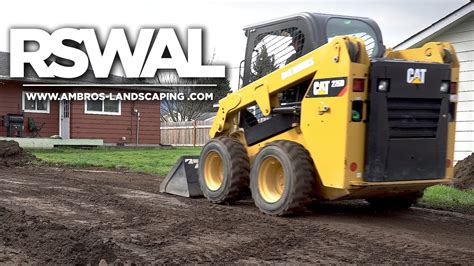 mini skid steer leveling ground|how to use a skid steer.